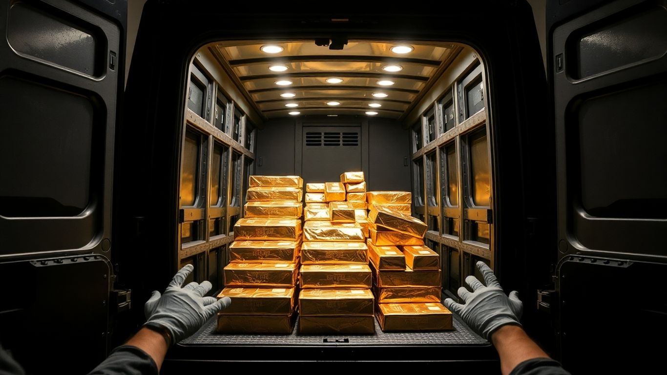 Bullion van gold transport service